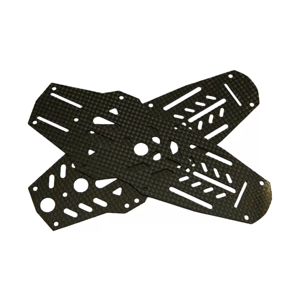 X-Profile Carbon Fiber Chassis Plate — main product reference