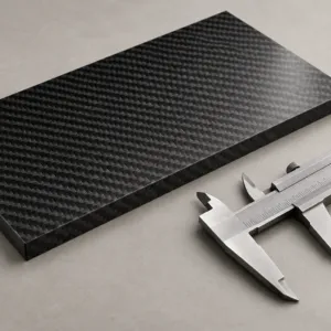 Custom Carbon Fiber Blank Plate — main product reference (concept illustration)