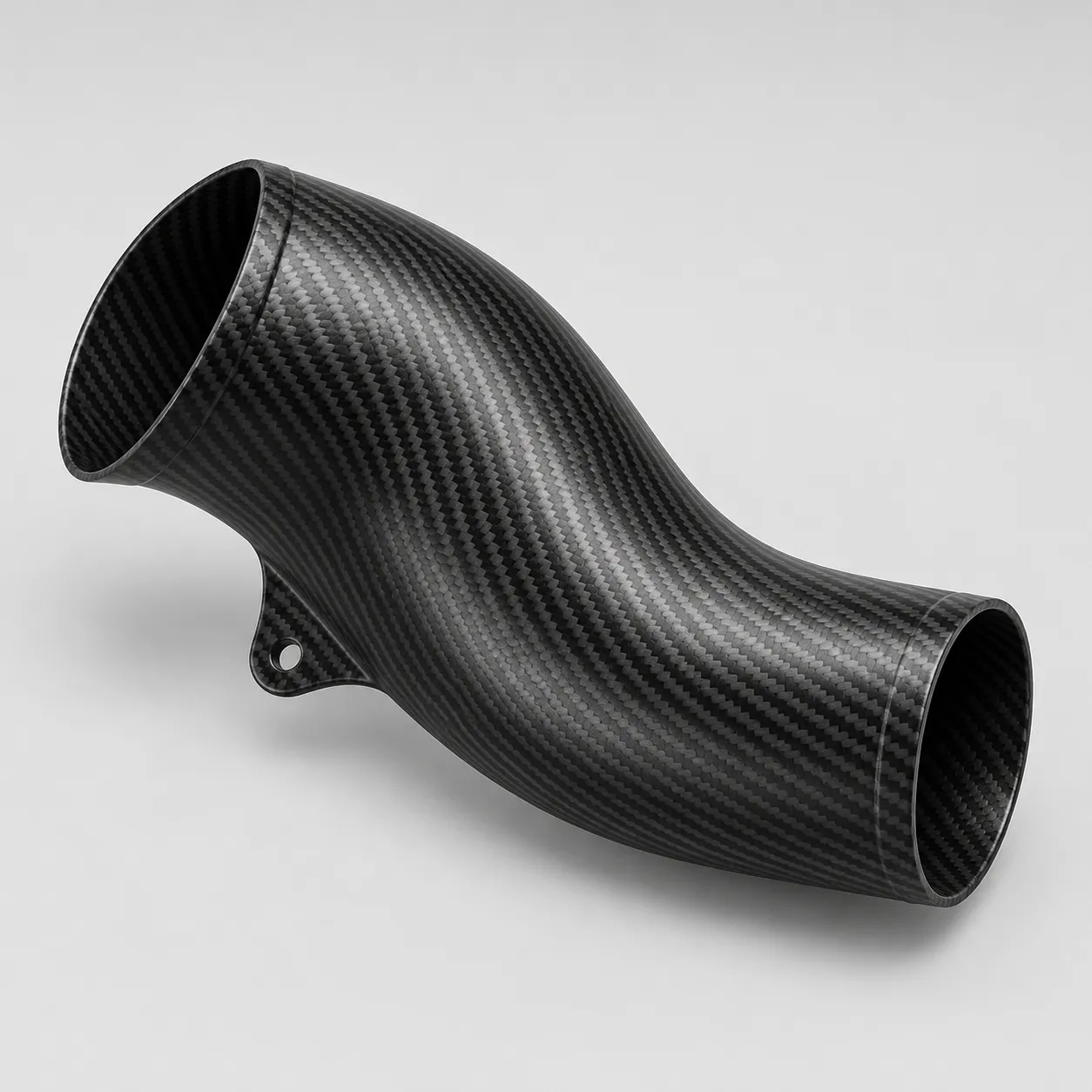 Custom Carbon Fiber Intake Duct Shell — main product reference (concept illustration)