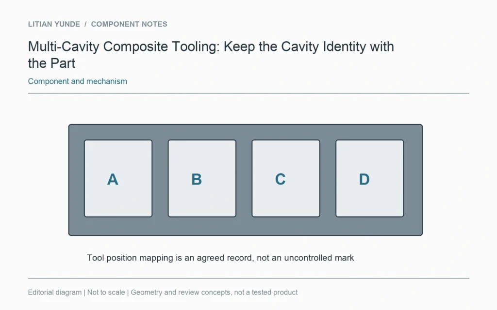 Identify tool positions through an agreed mapping where the order requires it.