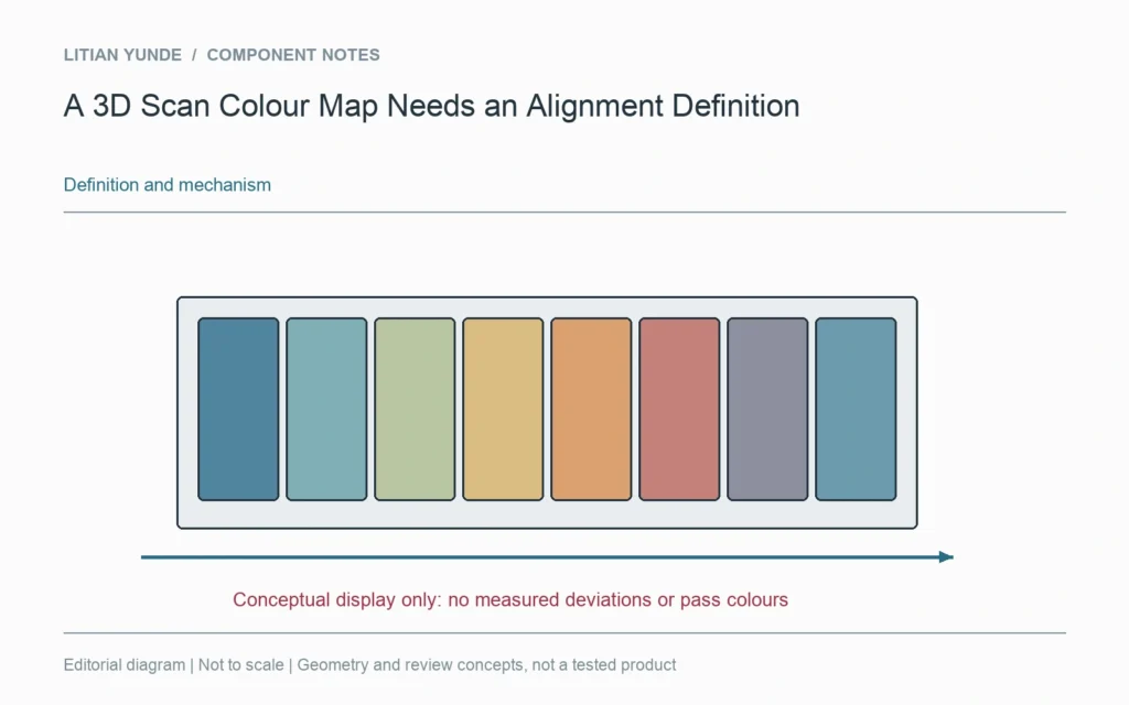 Conceptual colour display only: it contains no measured deviations or pass/fail result.